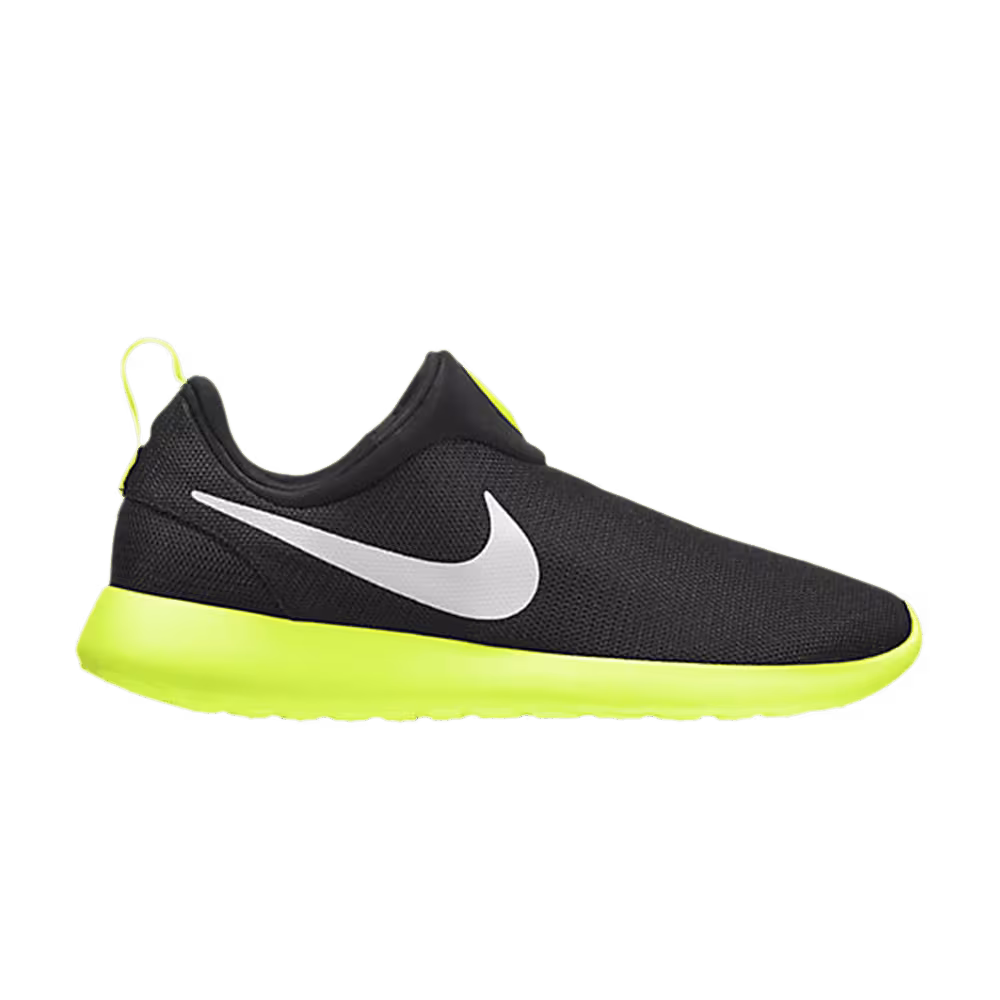 Nike Rosherun Slip On Black Volt