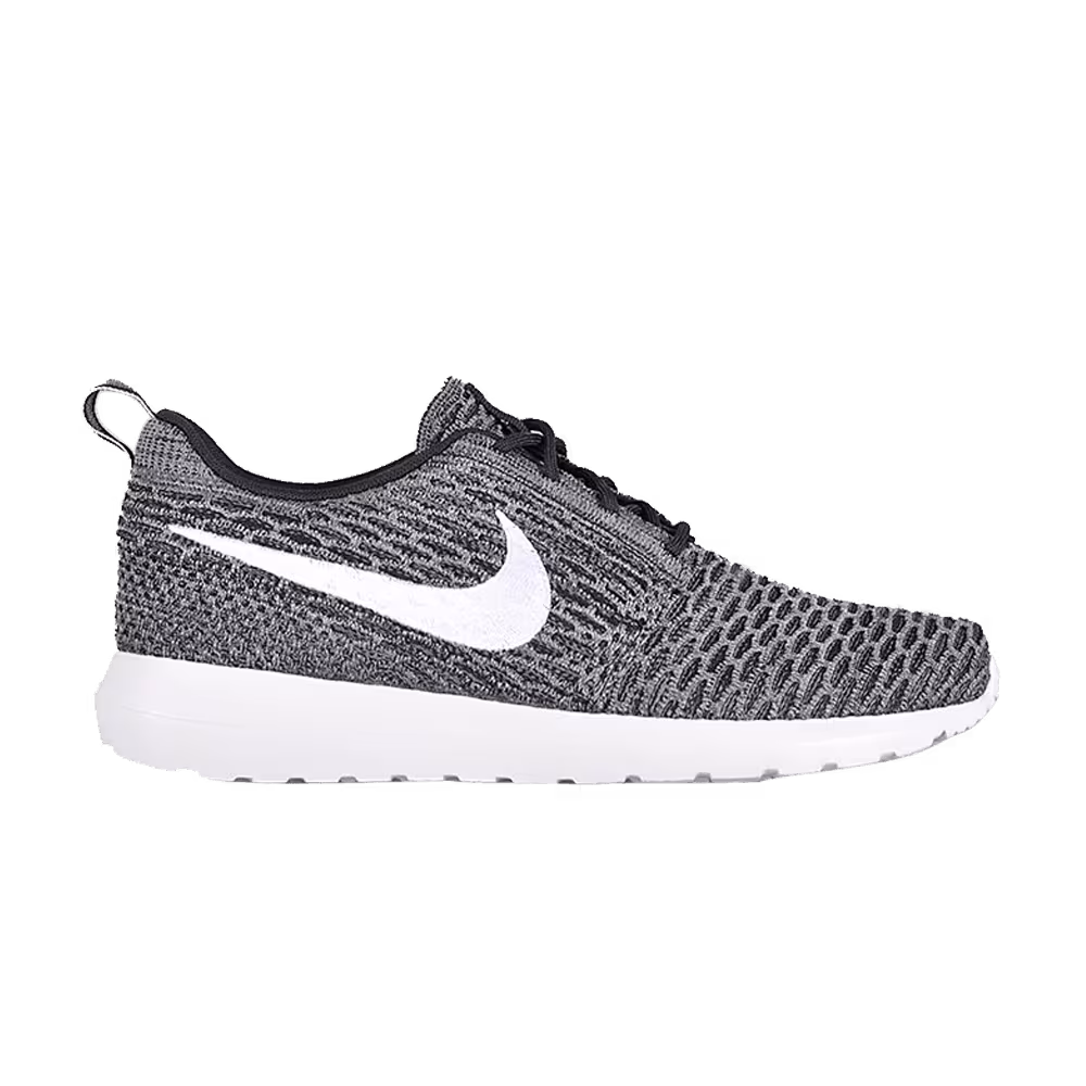 Nike Roshe Run Flyknit Dark Grey Black Dark Grey