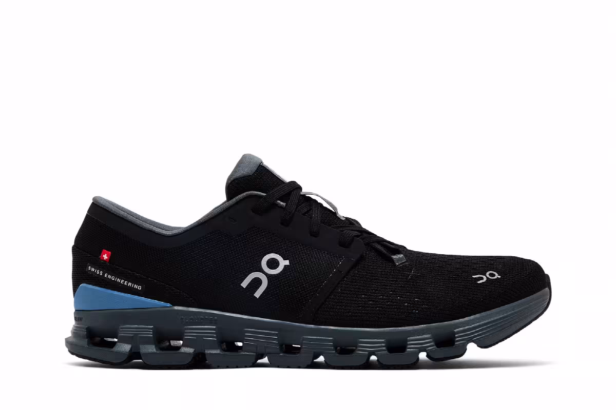 ON Cloud X 4 Black Chambray, view 2
