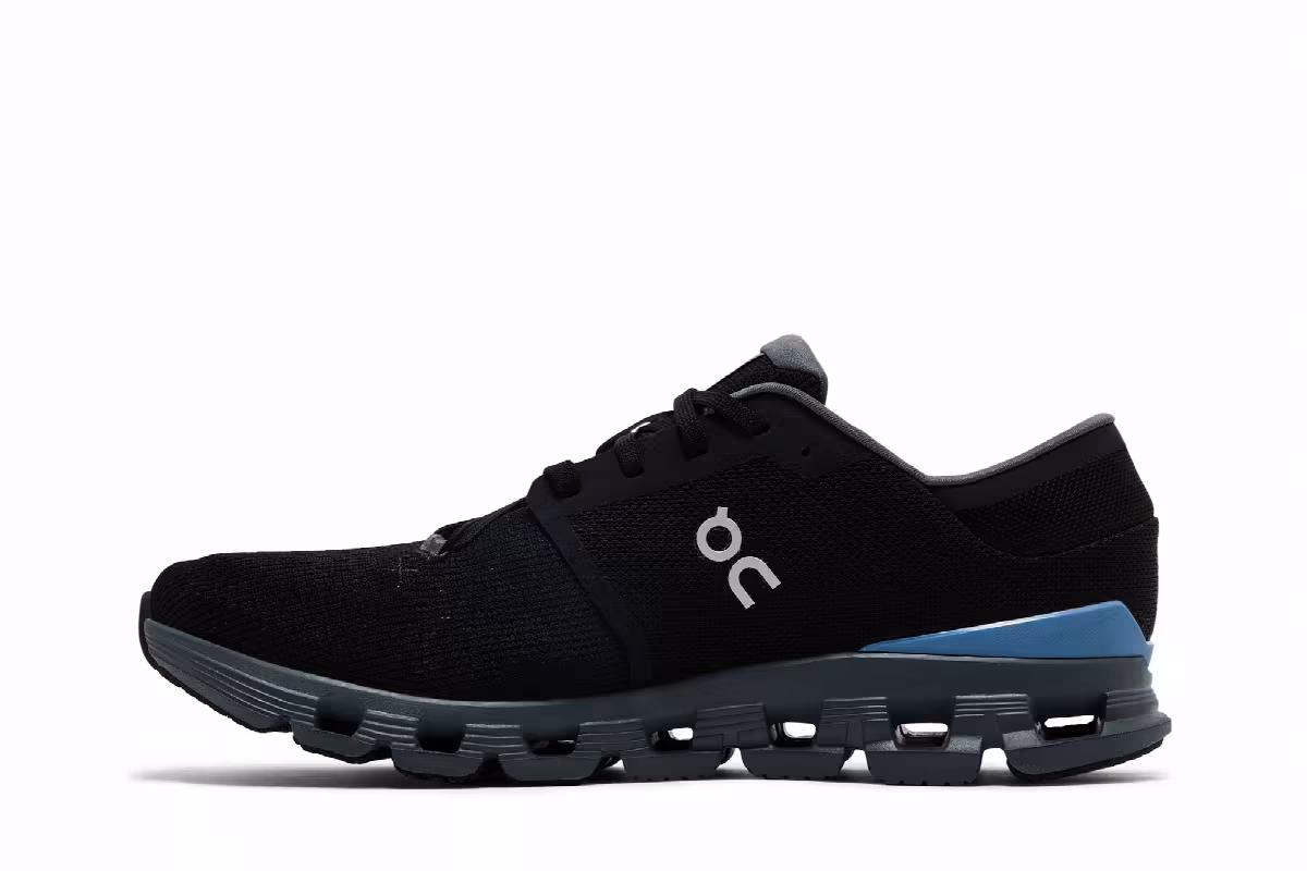 ON Cloud X 4 Black Chambray, view 4