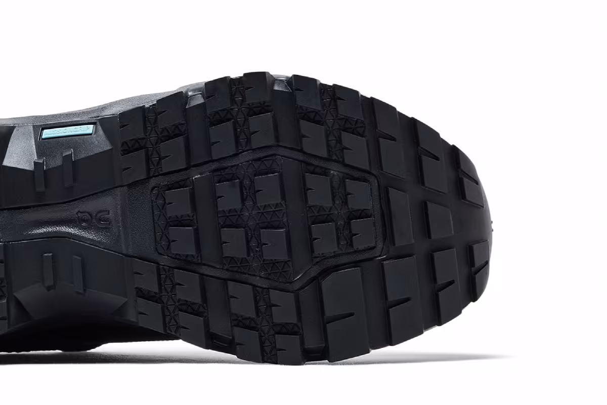 ON Women's Cloudrock Low Waterproof Triple Black, view 6