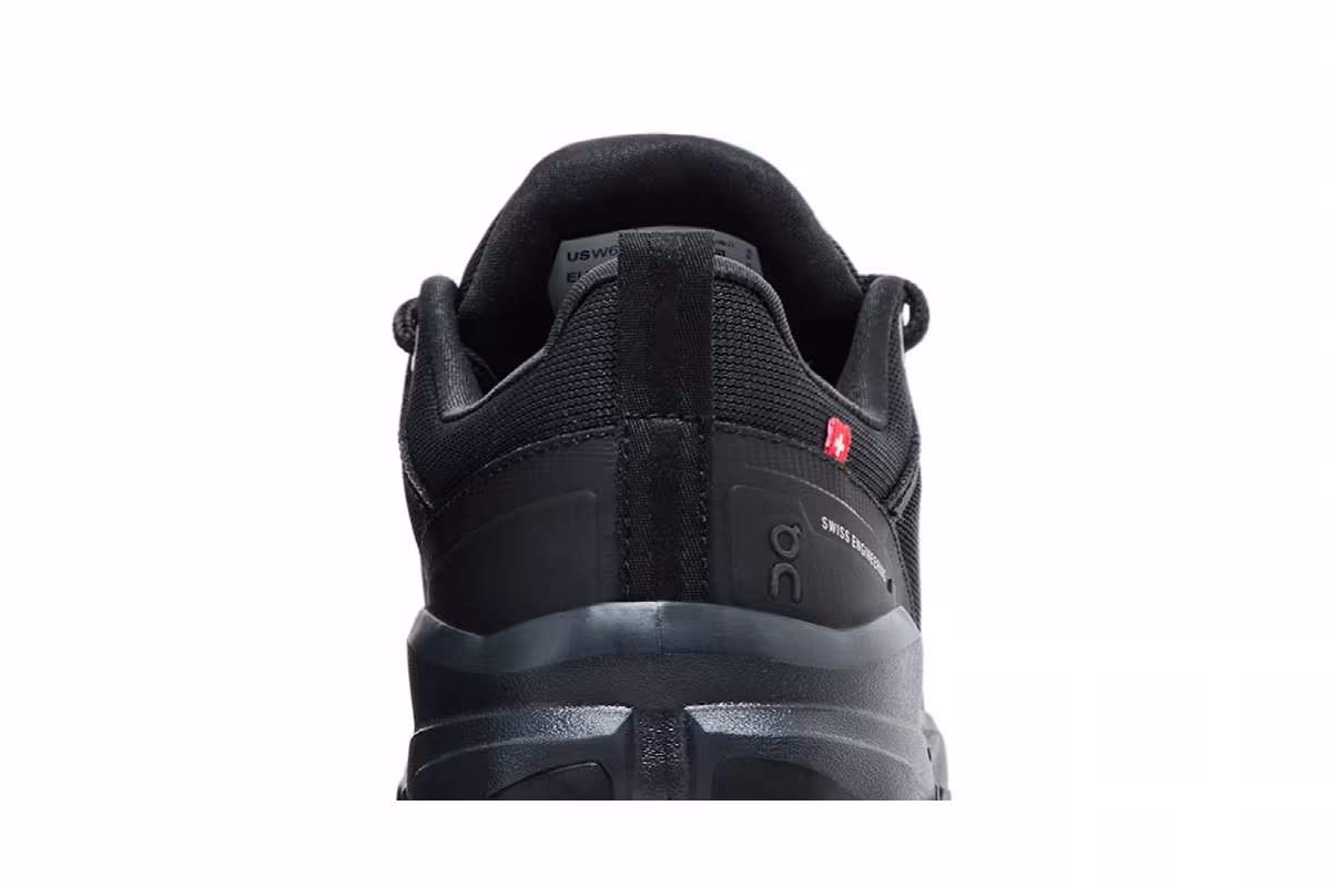 ON Women's Cloudrock Low Waterproof Triple Black, view 8