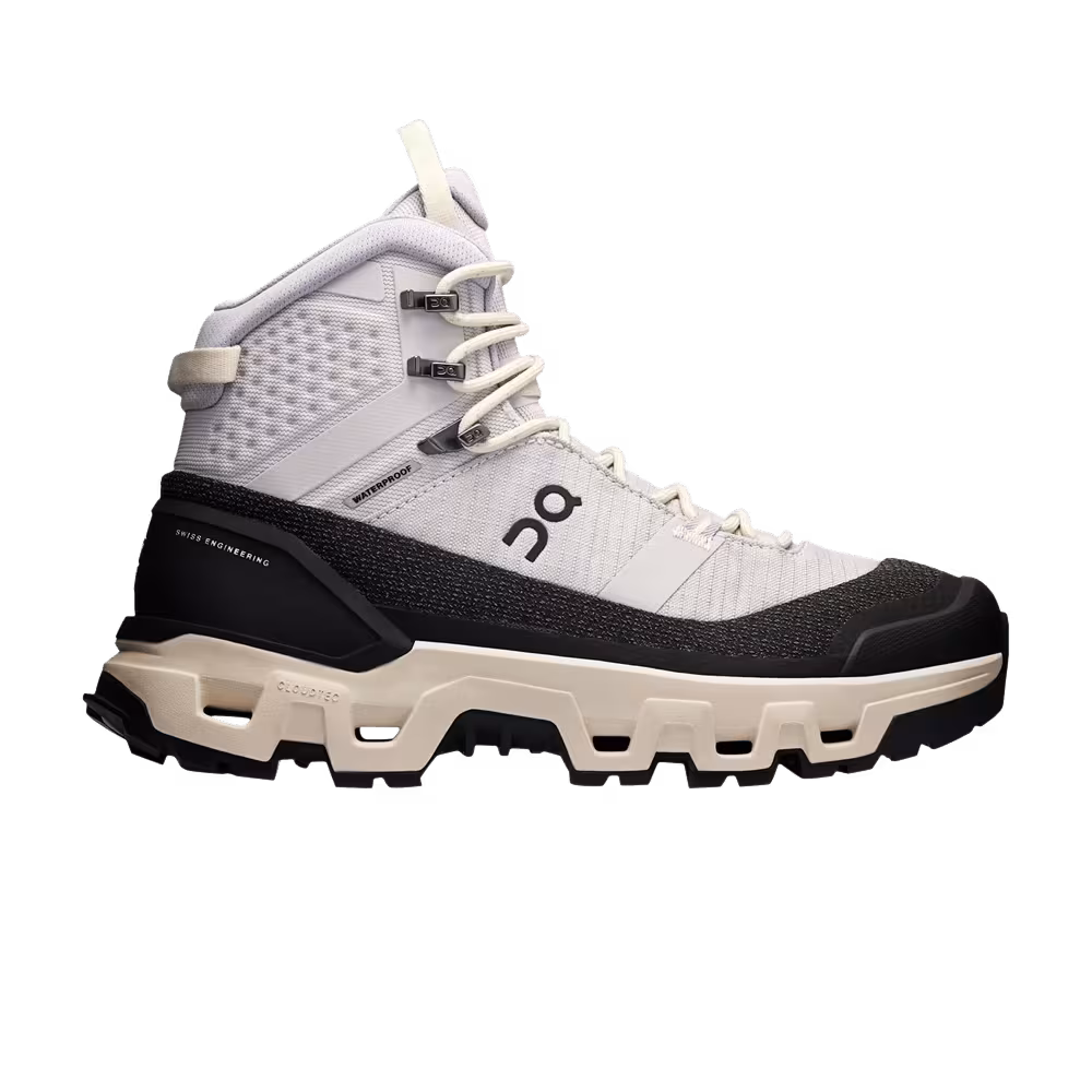 ON Women's Cloudrock Trek Waterproof Silver Cream