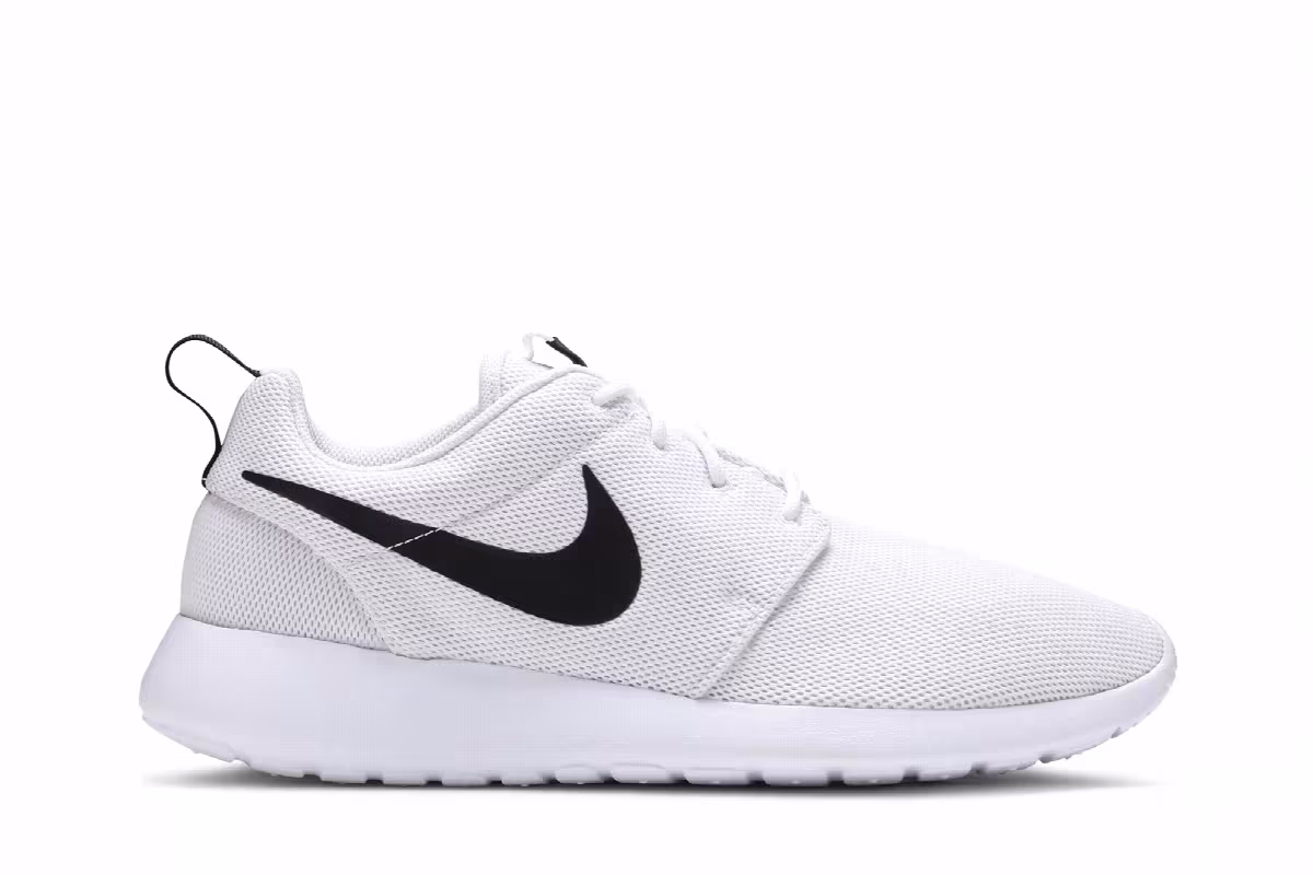 Nike Women's Roshe One White Black, view 2