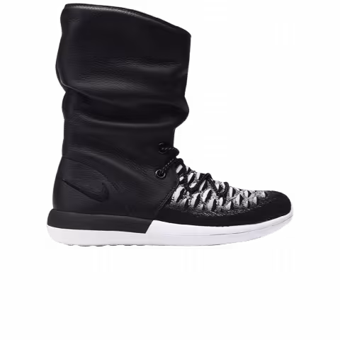 Nike Wmns Roshe 2 Flyknit Hi 'Black White'