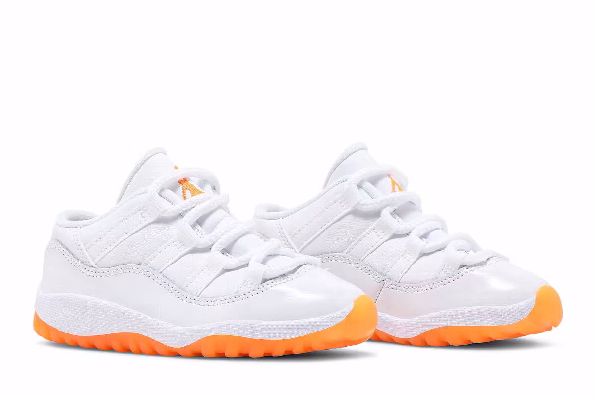 Air Jordan 11 Low TD Bright Citrus, view 9