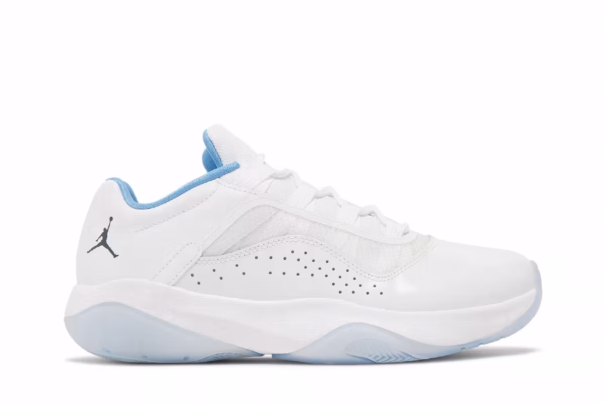 Air Jordan 11 CMFT Low GS White University Blue, view 2