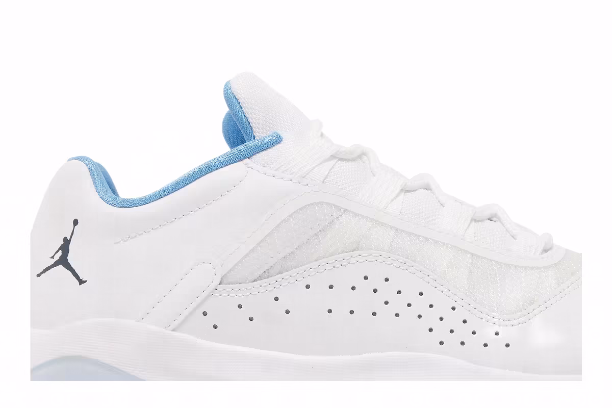 Air Jordan 11 CMFT Low GS White University Blue, view 3