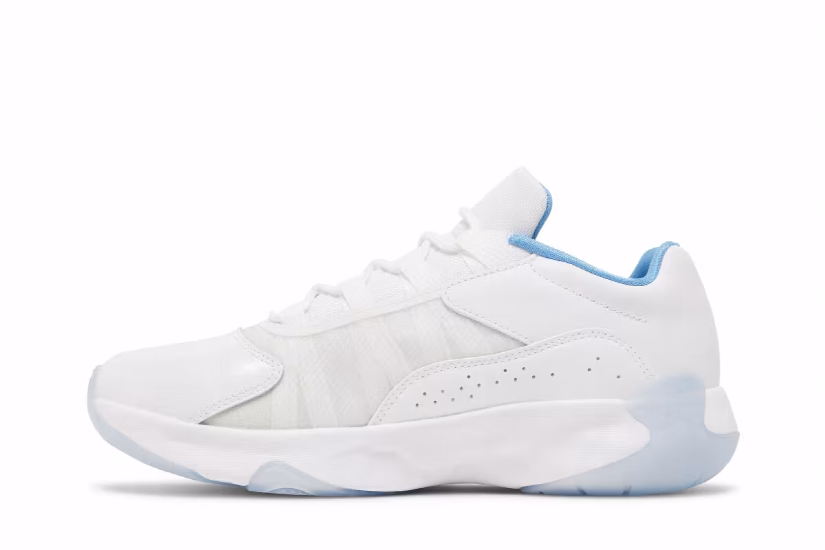 Air Jordan 11 CMFT Low GS White University Blue, view 4