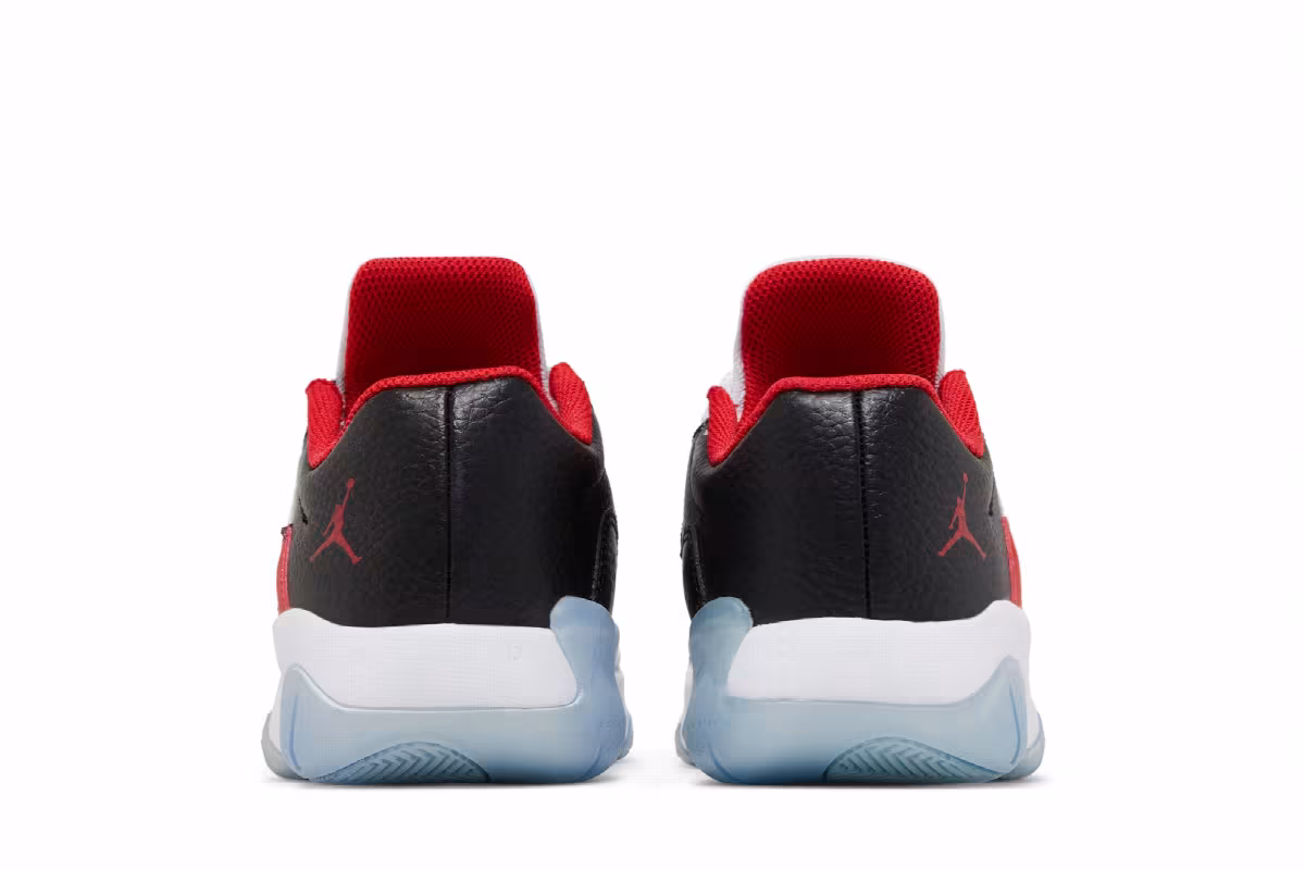 Air Jordan 11 CMFT Low GS White Black University Red, view 7