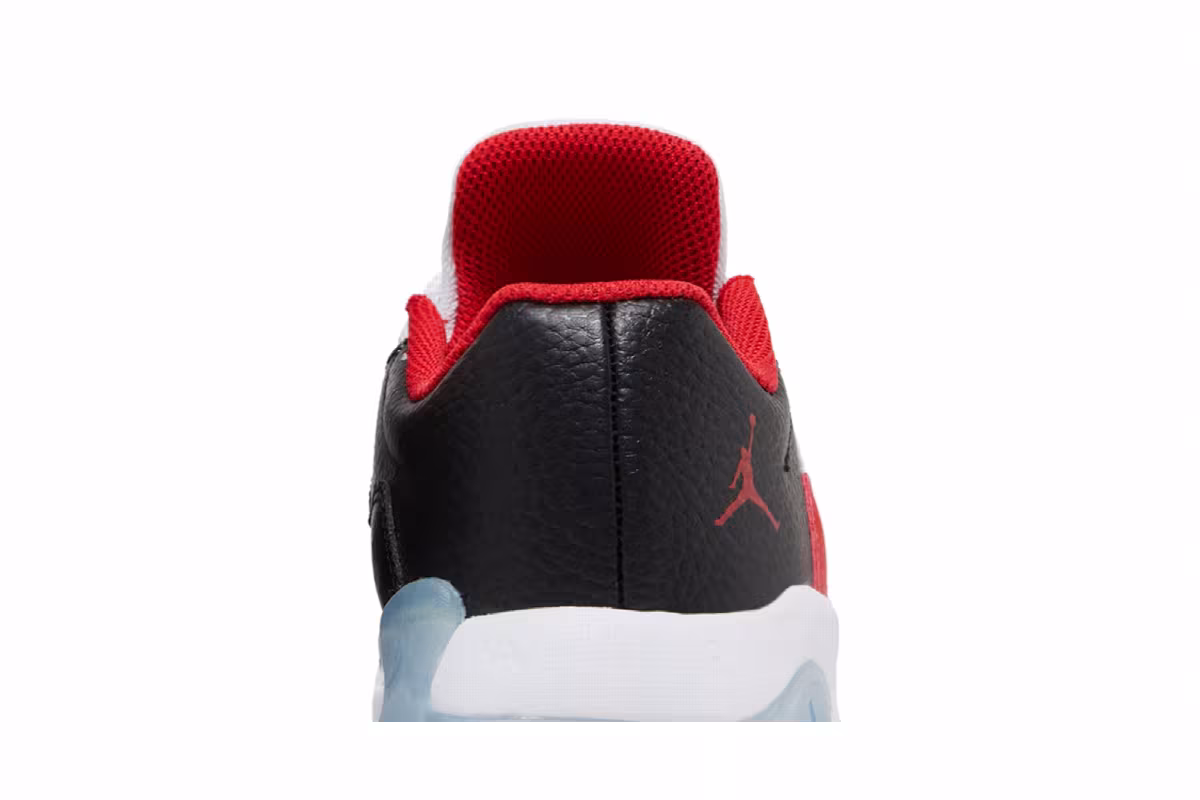 Air Jordan 11 CMFT Low GS White Black University Red, view 8