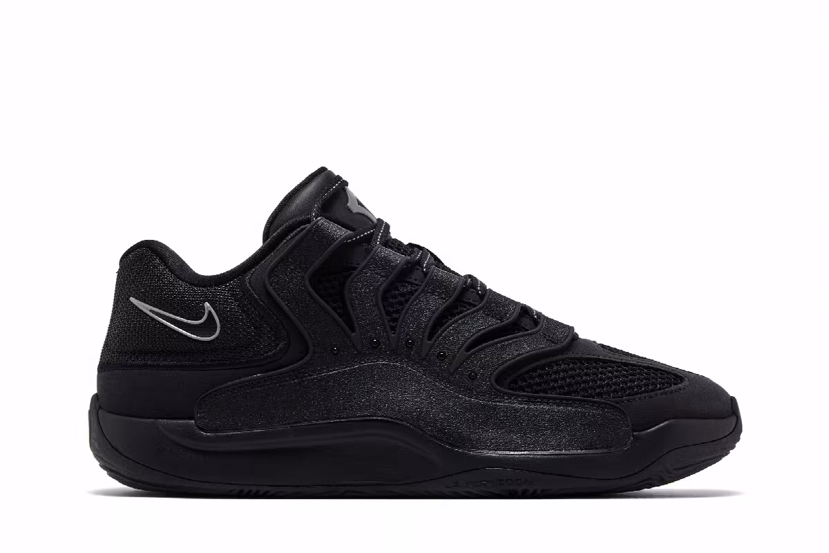 Nike KD18 Black/Black, view 2