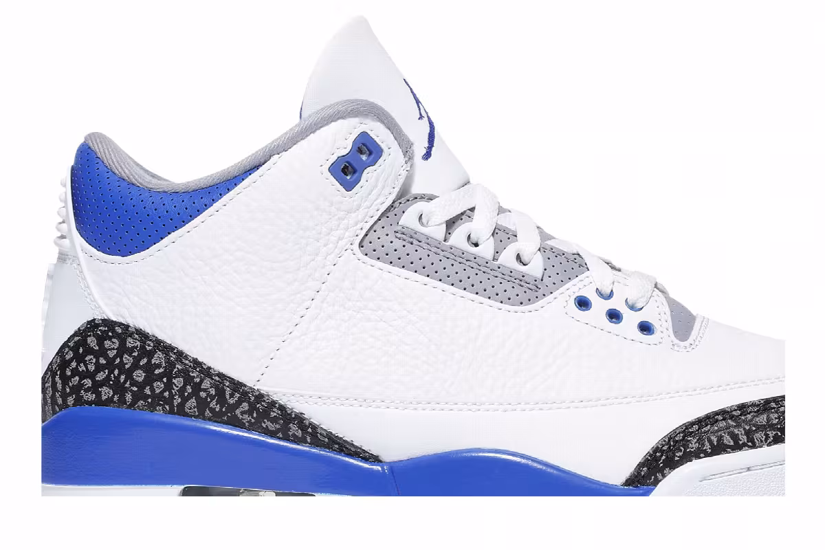 Air Jordan 3 Racer Blue, view 3