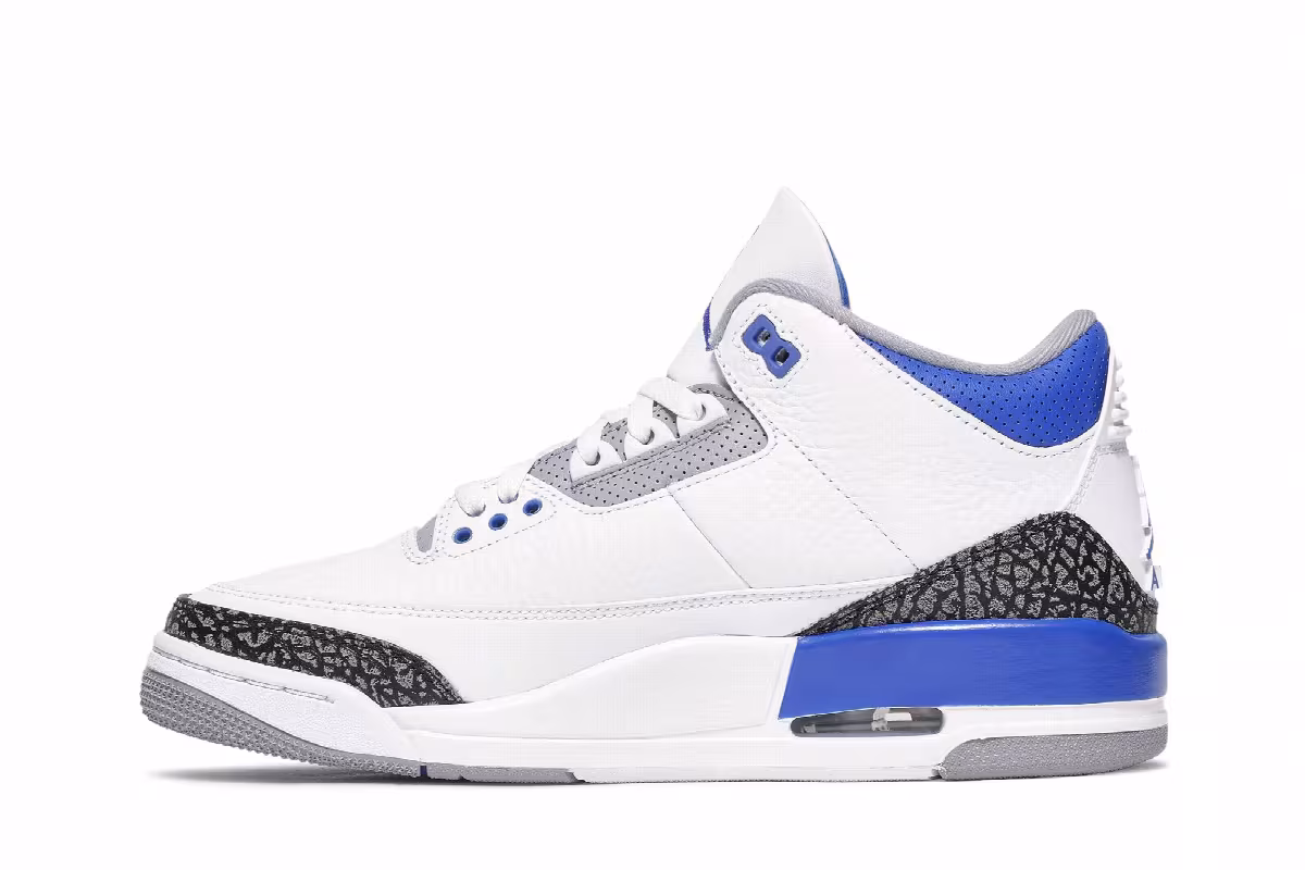 Air Jordan 3 Racer Blue, view 4