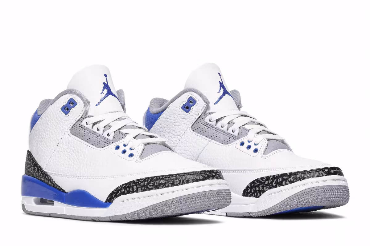 Air Jordan 3 Racer Blue, view 9