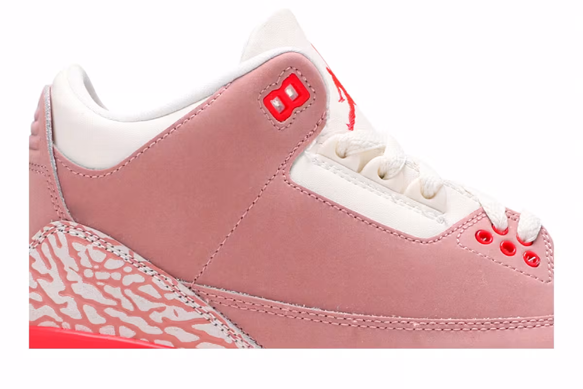Women's Air Jordan 3 Rust Pink, view 3