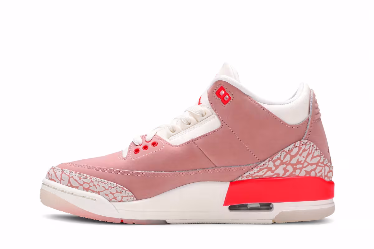 Women's Air Jordan 3 Rust Pink, view 4