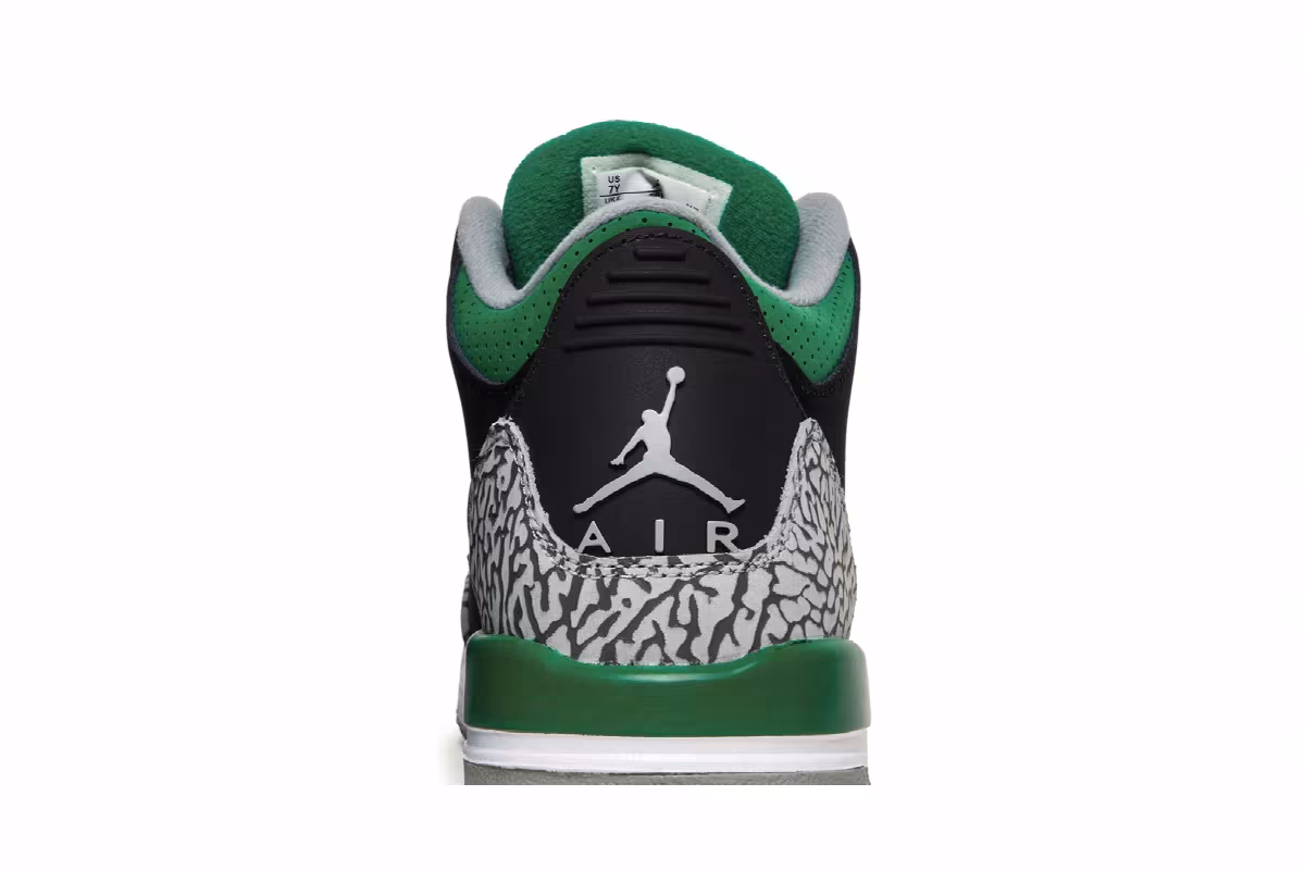 Air Jordan 3 GS Pine Green, view 8