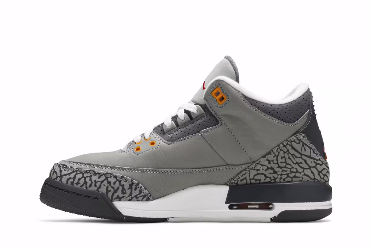 Air Jordan 3 GS Cool Grey 2021, view 4