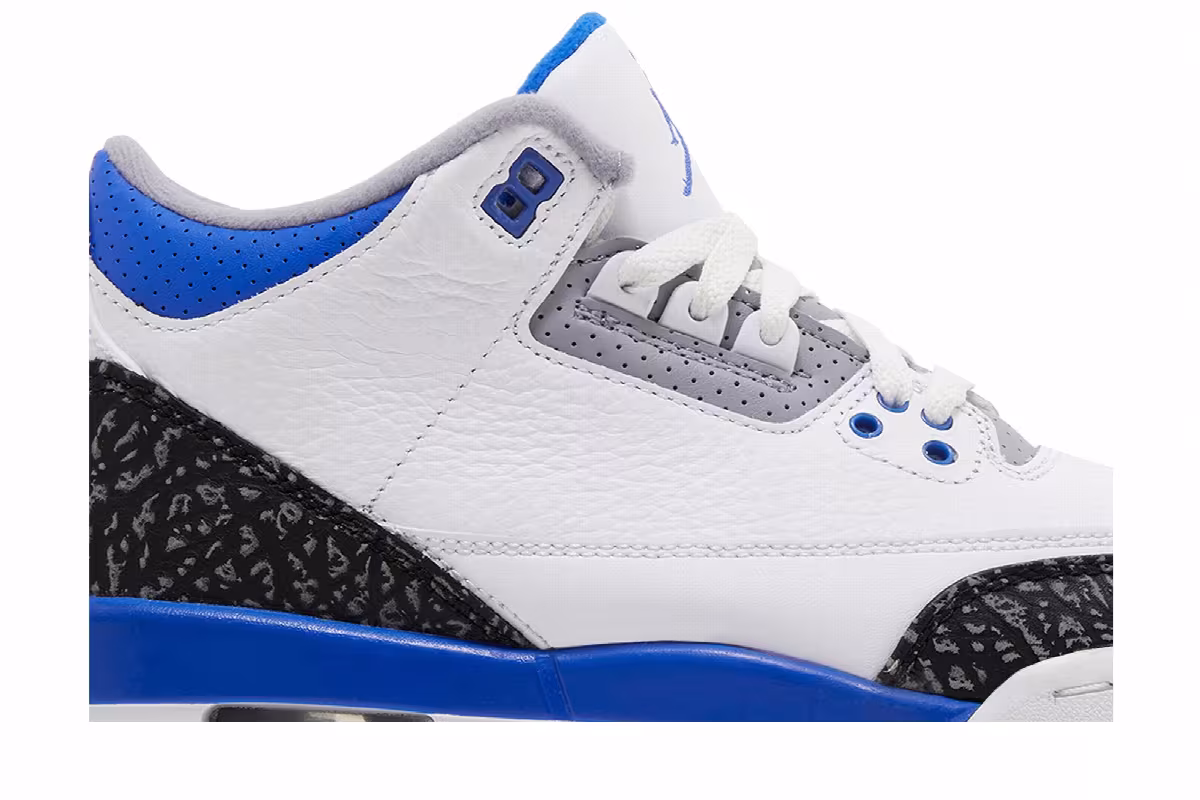 Air Jordan 3 GS Racer Blue, view 3