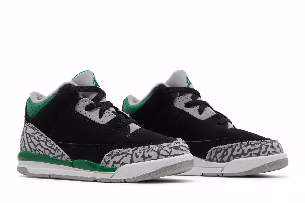 Air Jordan 3 TD Pine Green, view 9