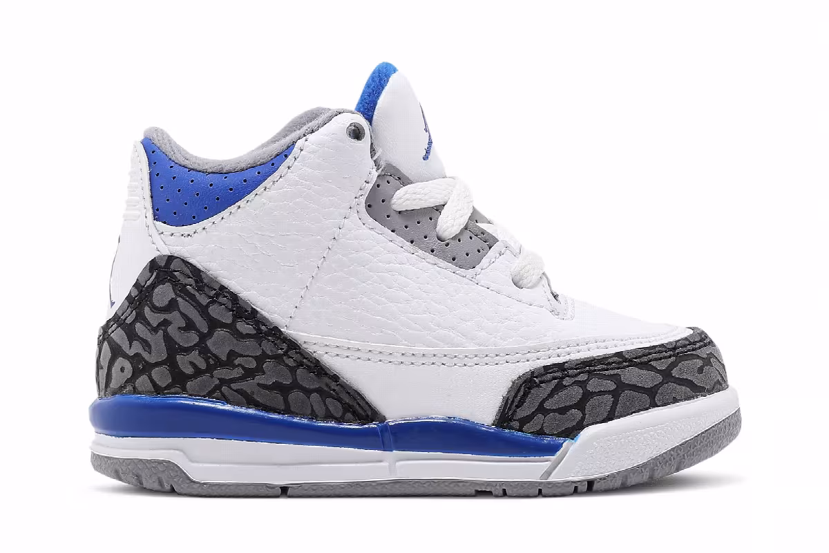 Air Jordan 3 TD Racer Blue, view 2