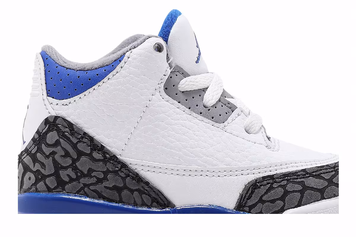 Air Jordan 3 TD Racer Blue, view 3