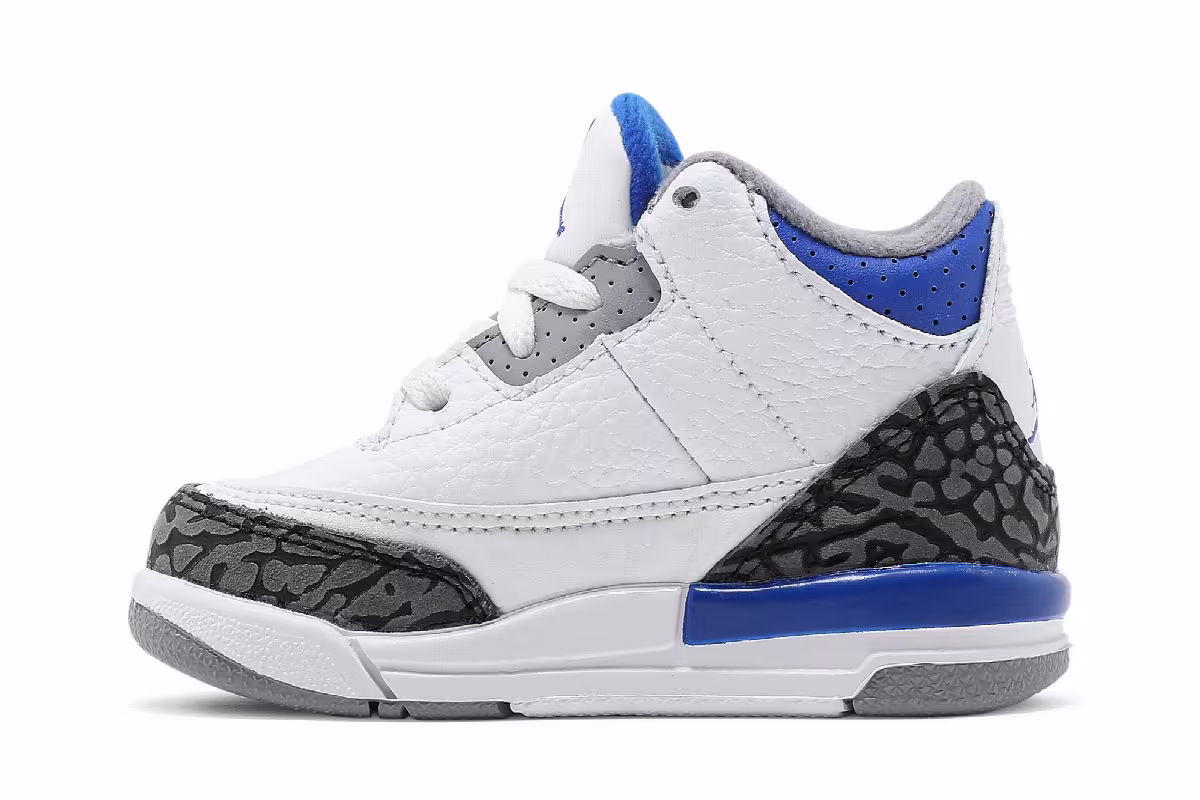 Air Jordan 3 TD Racer Blue, view 4