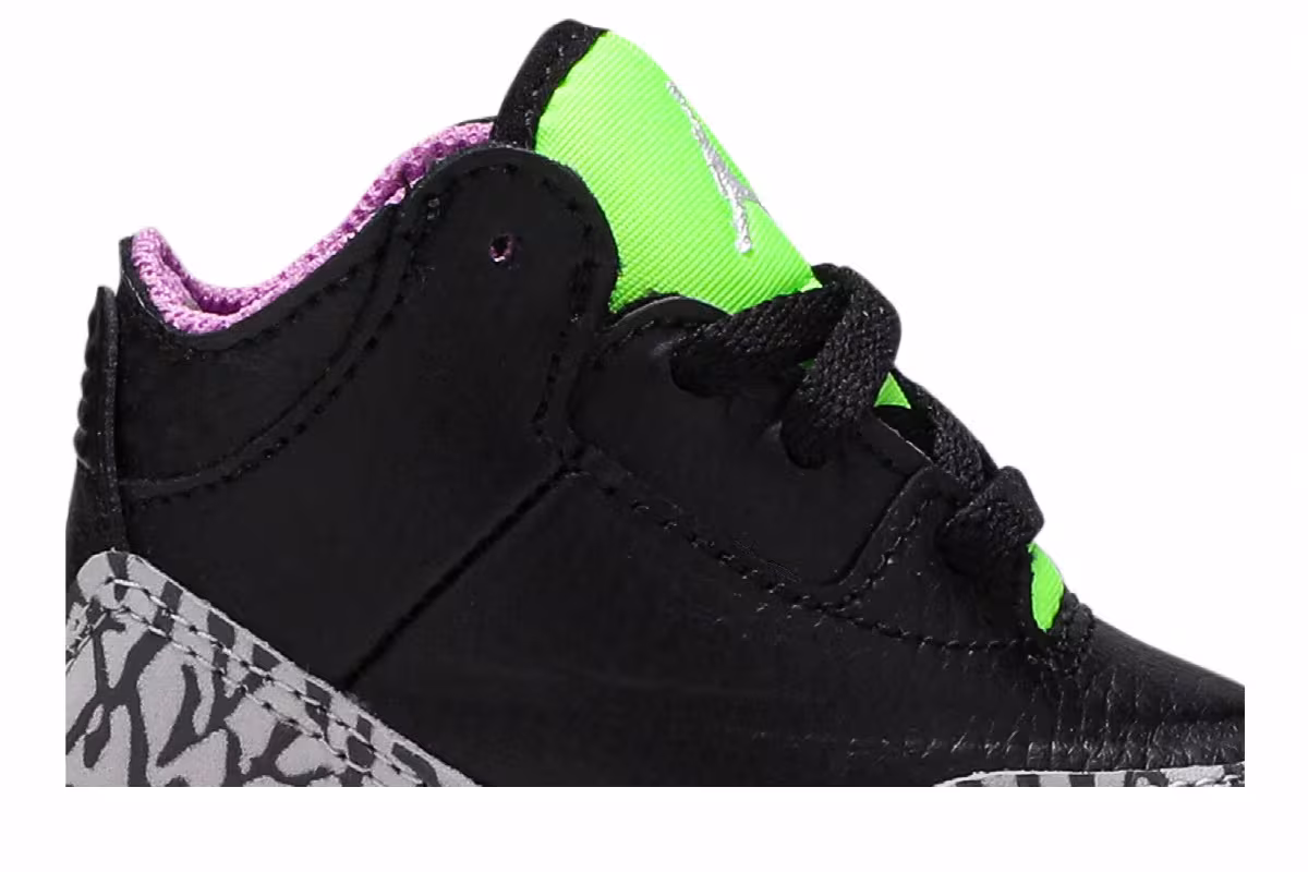 Air Jordan 3 TD Electric Green, view 3