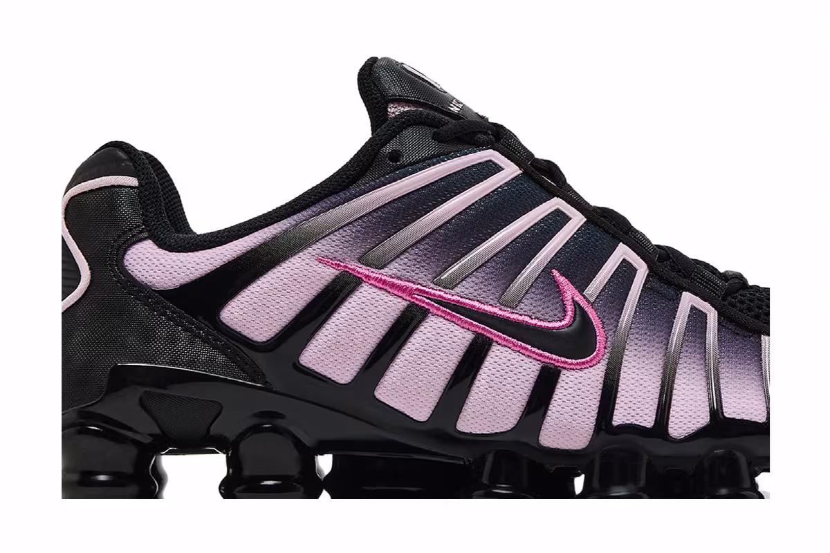 Nike Women's Shox TL Black Playful Pink, view 3