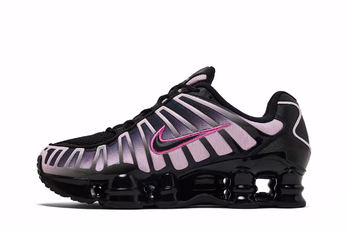 Nike Women's Shox TL Black Playful Pink, view 4