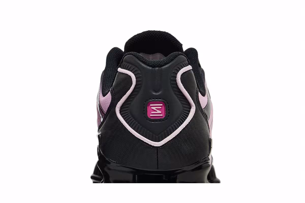 Nike Women's Shox TL Black Playful Pink, view 8