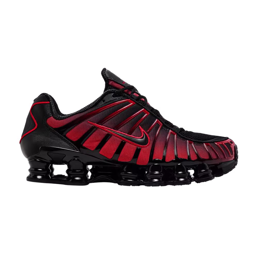 Nike Shox TL Black University Red Gradient