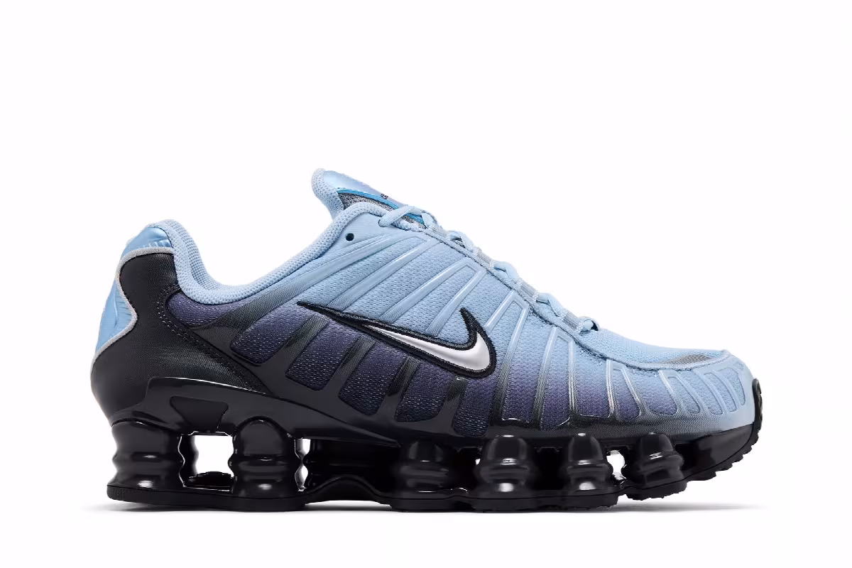 Nike Women's Shox TL Anthracite Light Armory Blue, view 2
