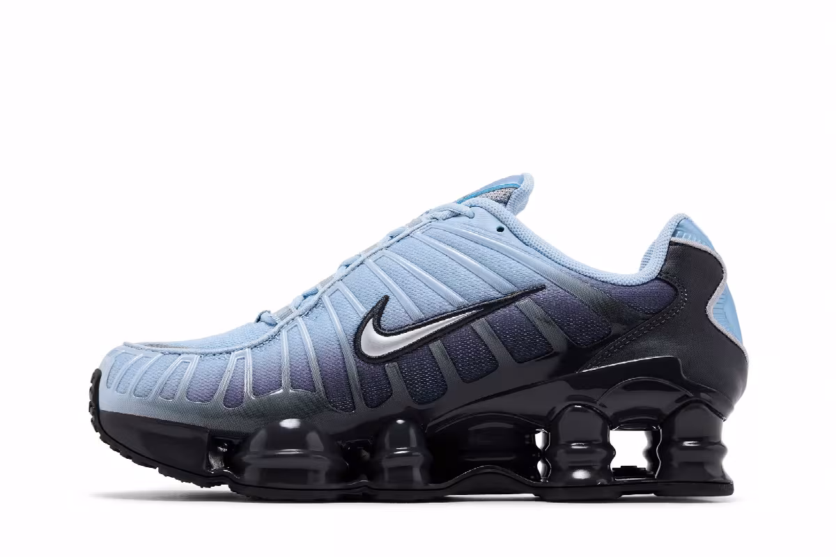 Nike Women's Shox TL Anthracite Light Armory Blue, view 4
