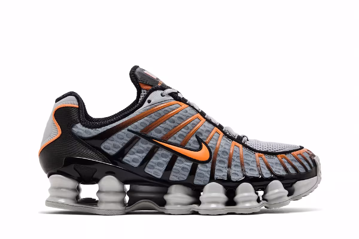 Nike Shox TL Light Smoke Bright Mandarin, view 2