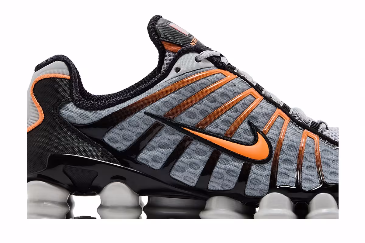 Nike Shox TL Light Smoke Bright Mandarin, view 3