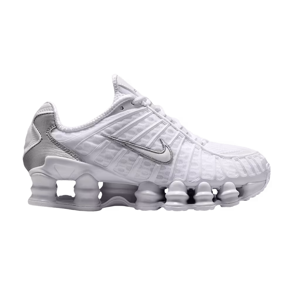 Nike Shox TL GS White Metallic Silver Max Orange