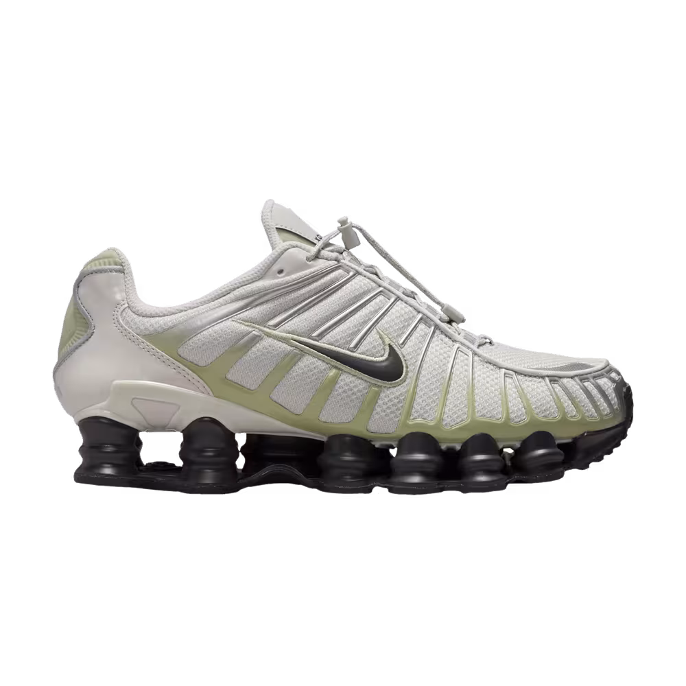 Nike Women's Shox TL Light Bone Olive Aura