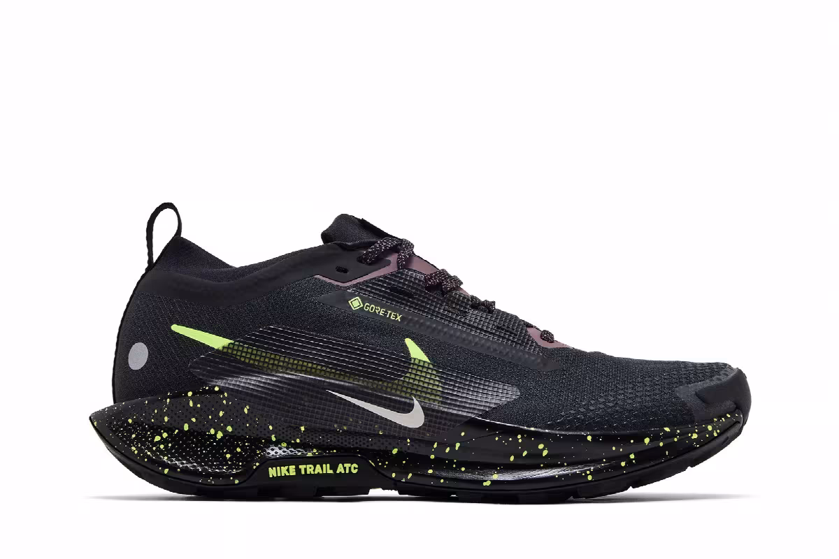 Nike Pegasus Trail 5 GORE-TEX Black Phantom Volt Ice, view 2