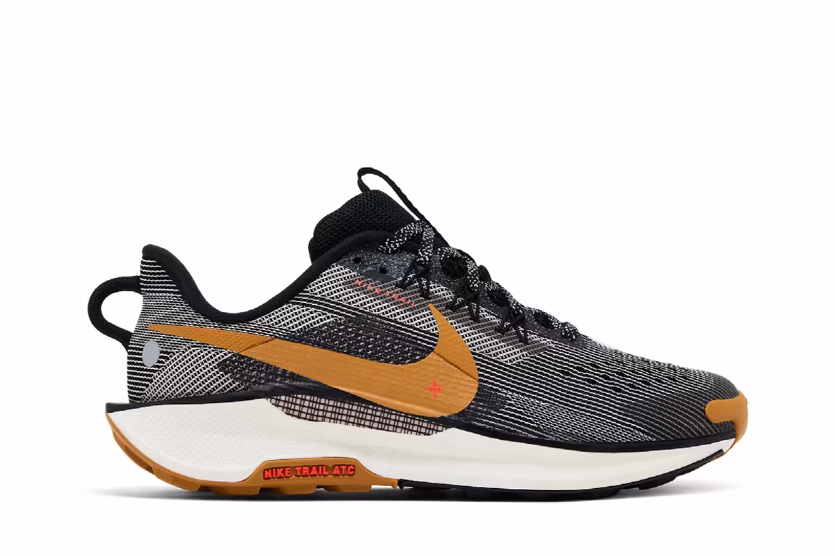 Nike Pegasus Trail 5 GS Black Desert Ochre, view 2