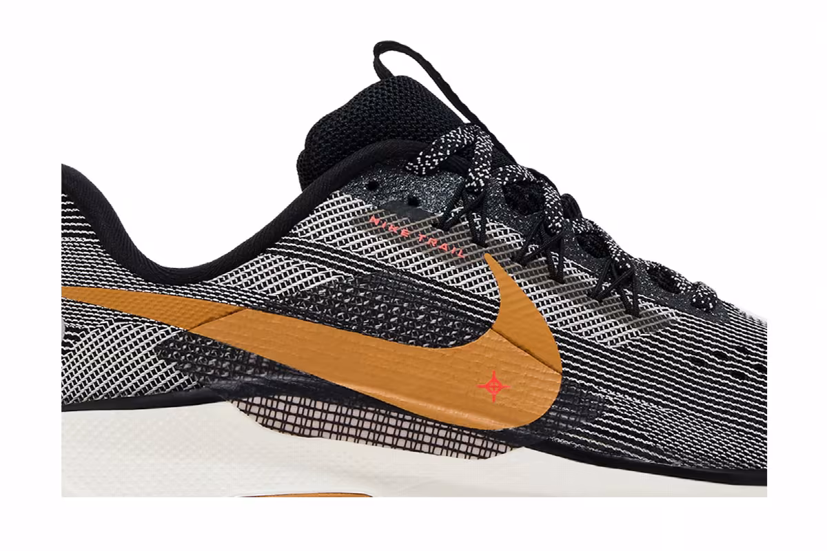 Nike Pegasus Trail 5 GS Black Desert Ochre, view 3