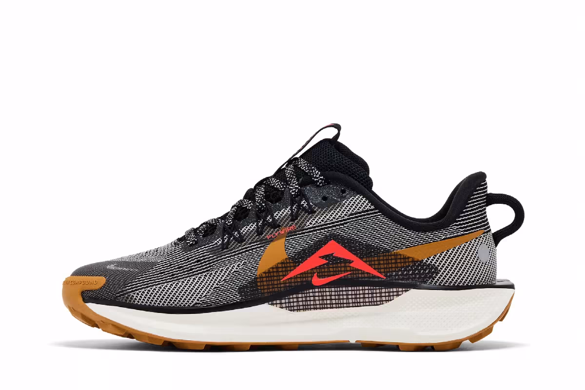 Nike Pegasus Trail 5 GS Black Desert Ochre, view 4