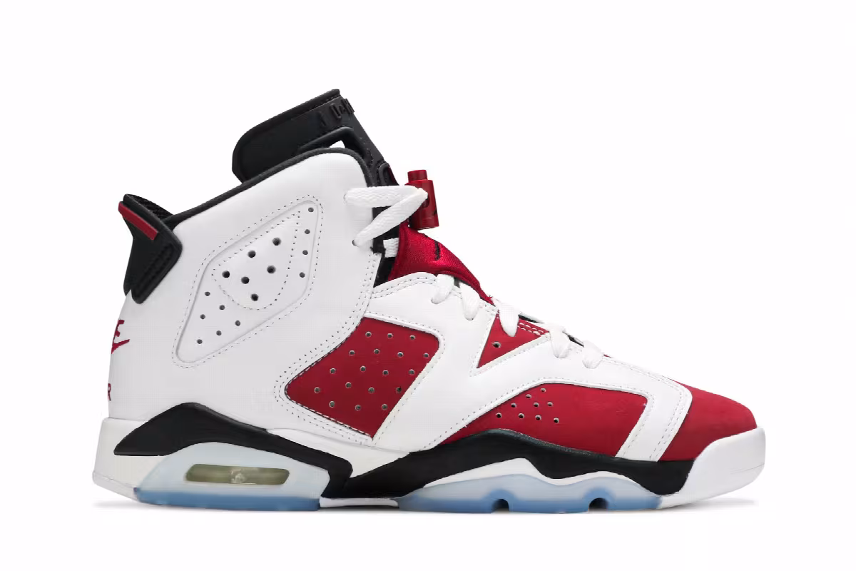Air Jordan 6 GS Carmine 2021, view 2
