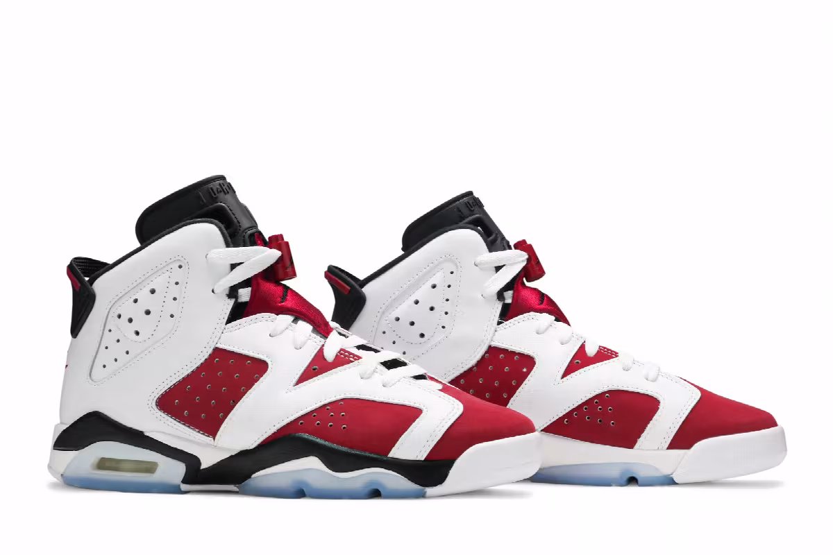 Air Jordan 6 GS Carmine 2021, view 9