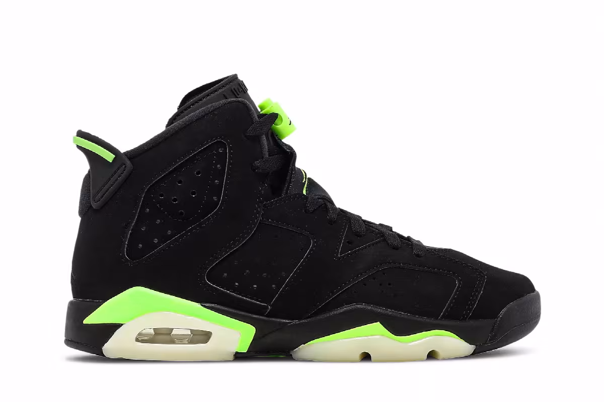 Air Jordan 6 GS Electric Green, view 2