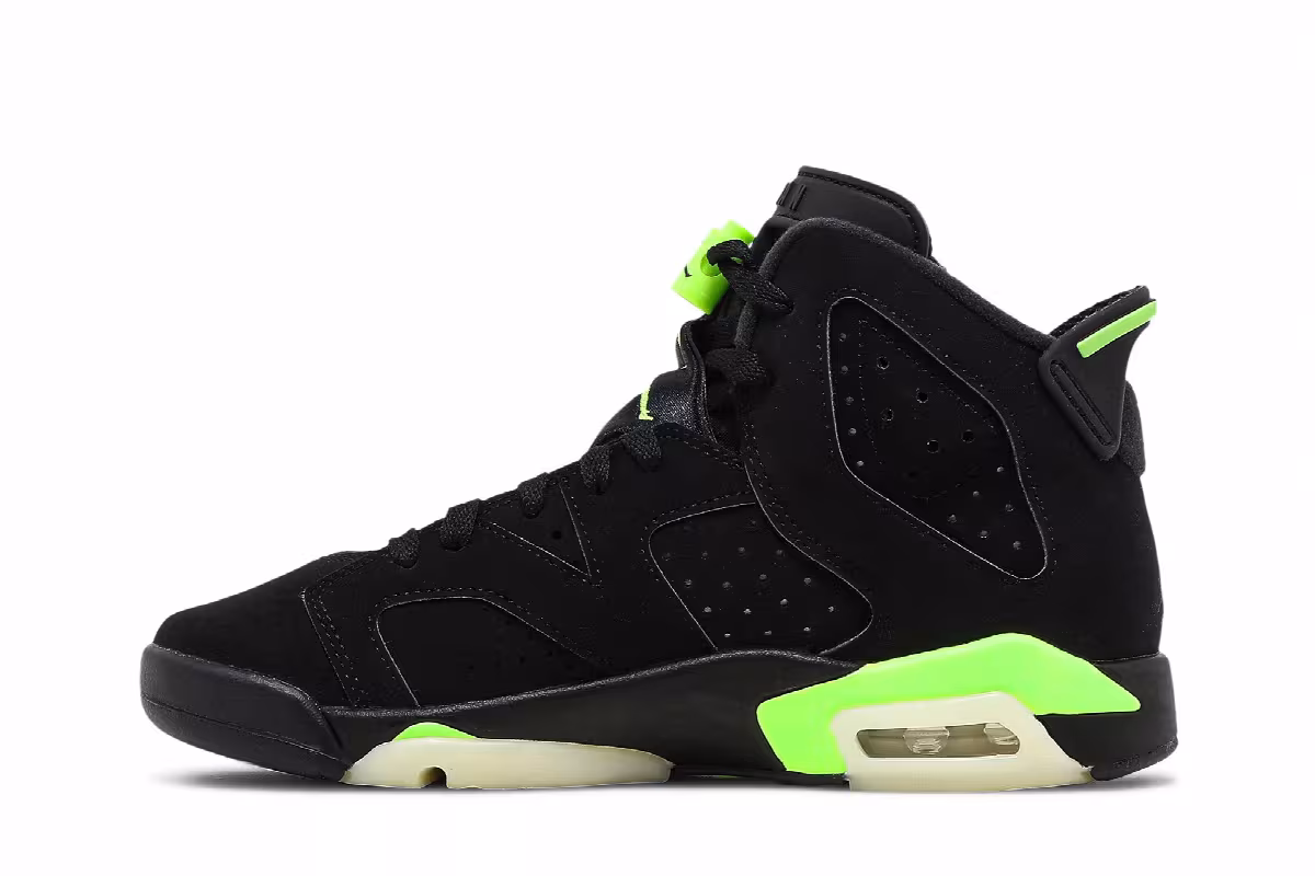 Air Jordan 6 GS Electric Green, view 4