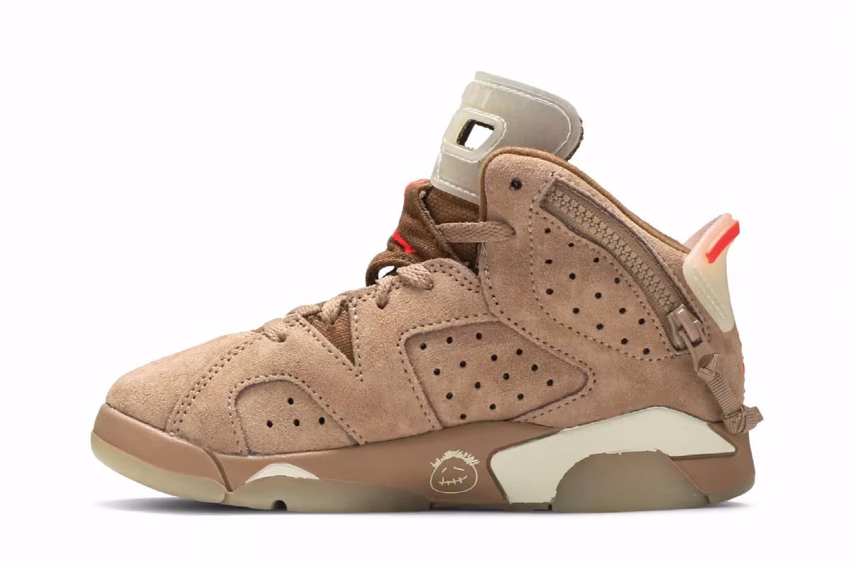 Travis Scott x Air Jordan 6 PS British Khaki, view 4