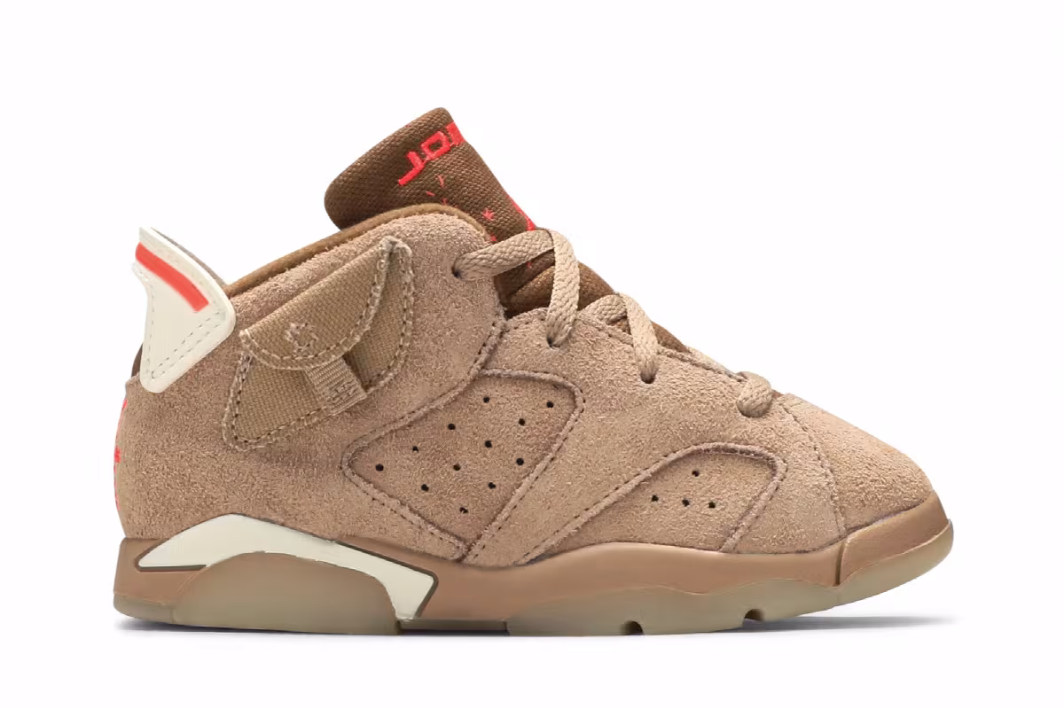 Travis Scott x Air Jordan 6 TD British Khaki, view 2