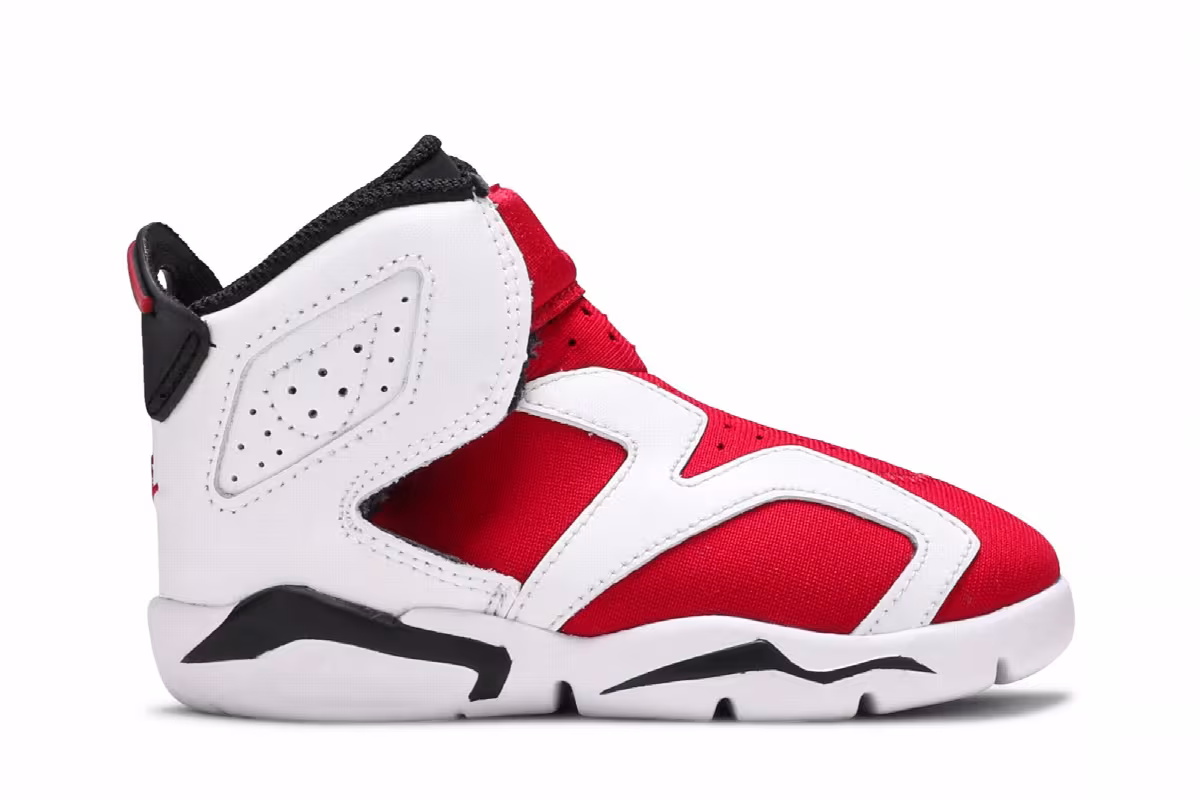 Air Jordan 6 Little Flex TD Carmine, view 2